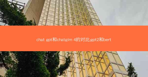 chat gpt和chatglm 4的对比;gpt2和bert