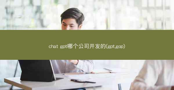 chat gpt哪个公司开发的(gpt,gop)