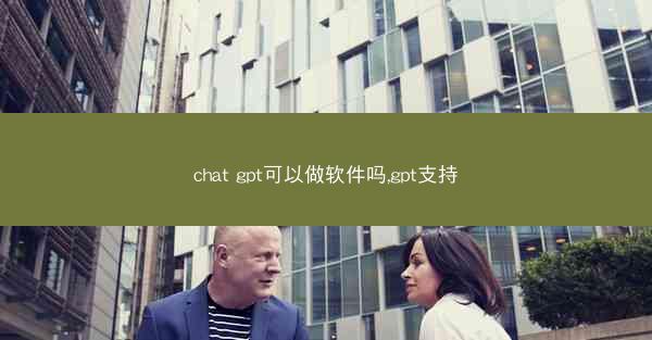 chat gpt可以做软件吗,gpt支持