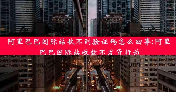 阿里巴巴国际站收不到验证码怎么回事;阿里巴巴国际站收款不发货行为