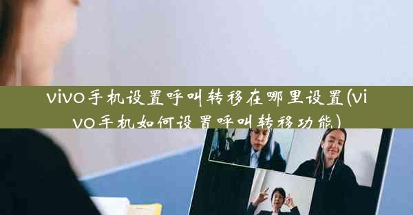 vivo手机设置呼叫转移在哪里设置(vivo手机如何设置呼叫转移功能)