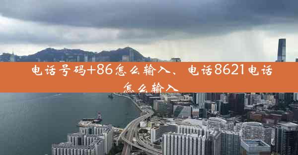 电话号码+86怎么输入、电话8621电话怎么输入