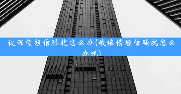 被催债短信骚扰怎么办(被催债短信骚扰怎么办呢)