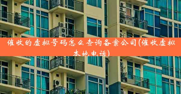 催收的虚拟号码怎么查询备案公司(催收虚拟本地电话)