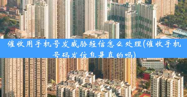 催收用手机号发威胁短信怎么处理(催收手机号码发信息是真的吗)