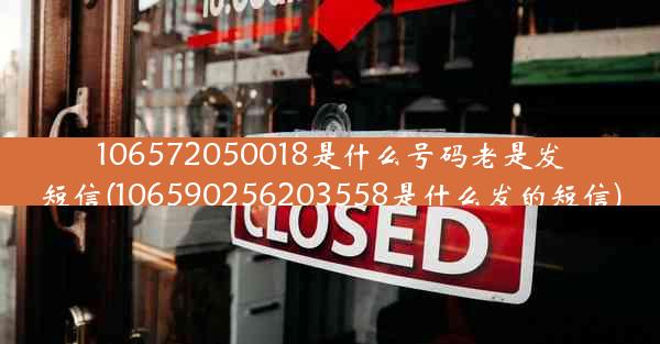 106572050018是什么号码老是发短信(106590256203558是什么发的短信)