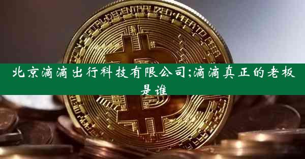 北京滴滴出行科技有限公司;滴滴真正的老板是谁