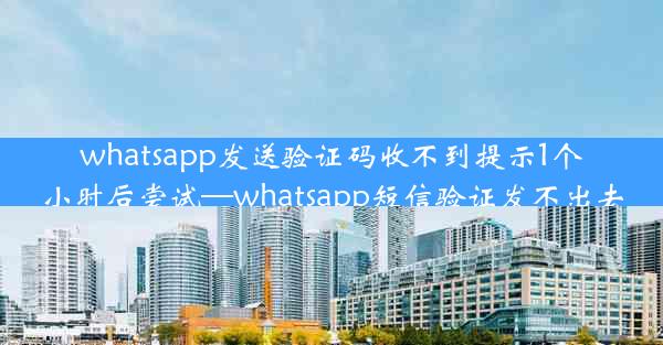 whatsapp发送验证码收不到提示1个小时后尝试—whatsapp短信验证发不出去