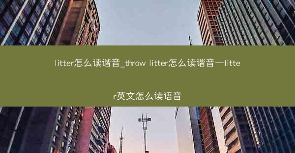 litter怎么读谐音_throw litter怎么读谐音—litter英文怎么读语音