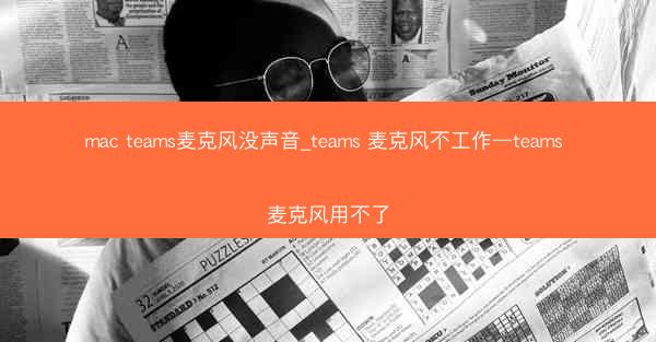 mac teams麦克风没声音_teams 麦克风不工作—teams 麦克风用不了