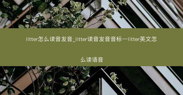 litter怎么读音发音_litter读音发音音标—litter英文怎么读语音
