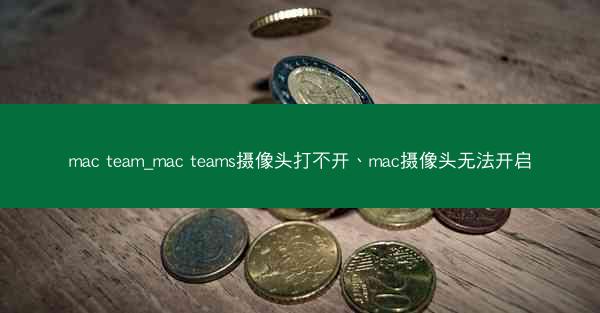 mac team_mac teams摄像头打不开、mac摄像头无法开启