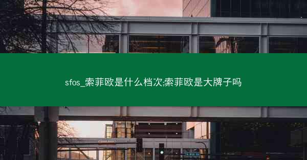 sfos_索菲欧是什么档次;索菲欧是大牌子吗
