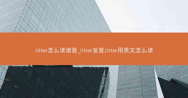 litter怎么读谐音_litter发音,litter用英文怎么读