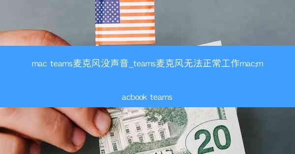 mac teams麦克风没声音_teams麦克风无法正常工作mac;macbook teams